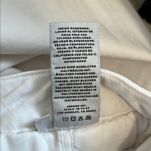 J BRAND Natasha White Button-Detail Women's Skinny Jeans, Size 30 - Picture 9 of 15